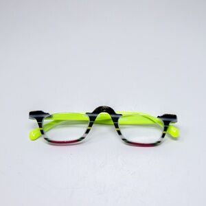 Eyebobs Untamed Half Rim Fashion Accessory Magnifying Glasses Yellow Multi